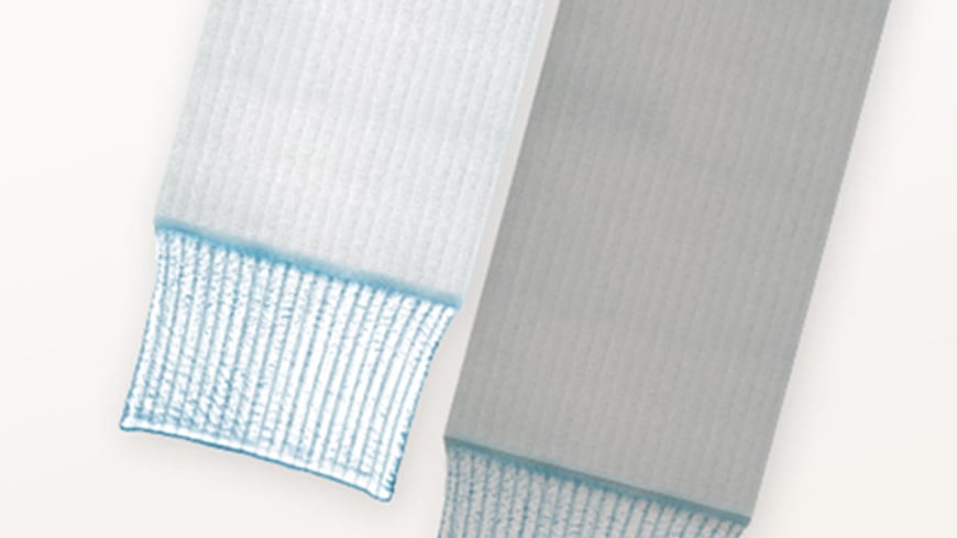 a close-up of a AQUACEL® wound dressing