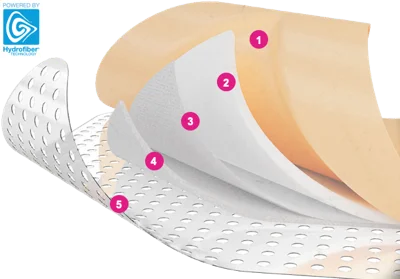 layers in a dressing