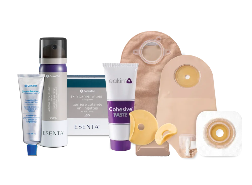 Un groupe de produits de maquillage