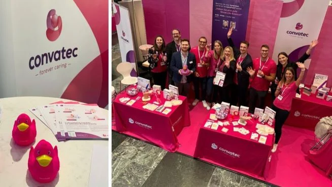 Convatec Messestand auf dem WUKO 2024